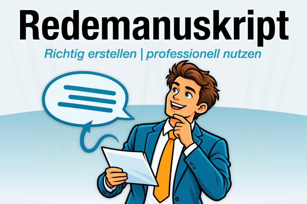 Redemanuskript Erstellen Tipps Aufbau Inhalt Richtig Einsetzen