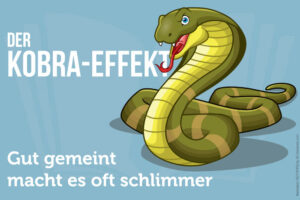 Kobra Effekt Cobra Psychologie Bedeutung Geschichte