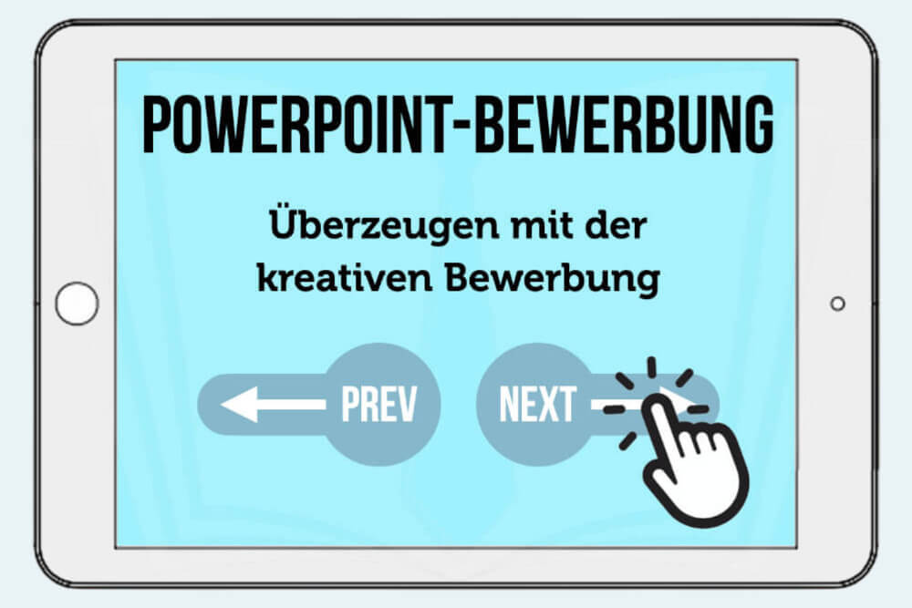 Powerpoint Bewerbung Vorlage Beispiel Muster Tipps Aufbau Kreativ