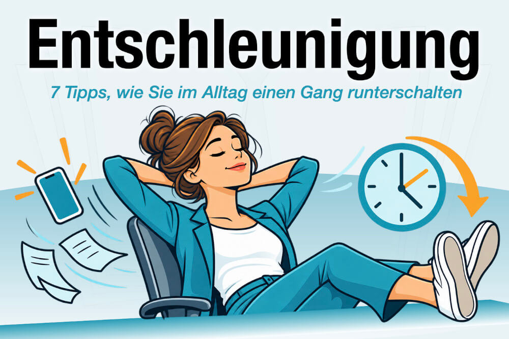 Entschleunigung Bedeutung Beispiele Tipps Alltag Job