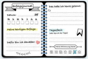 Erfolgsjournal Vorlage Beispiel Aufbau Inhalt Tipps