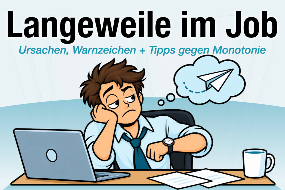 Langeweile Job Buero Ursachen Warnzeichen Tipps