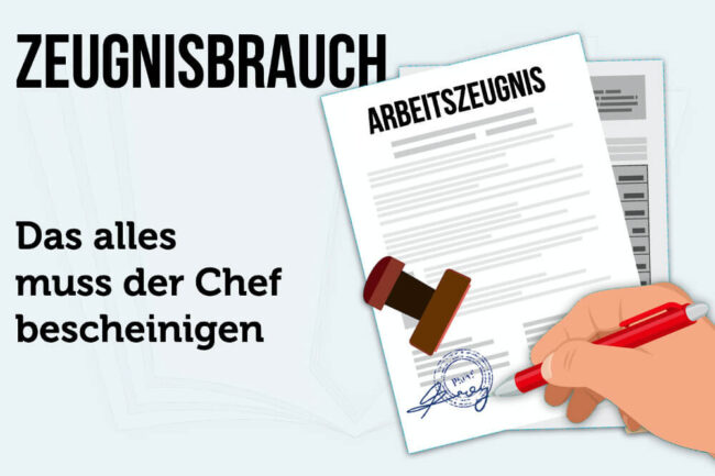 Zeugnisbrauch: Rechtsgrundlage und Arbeitszeugnis Pflicht