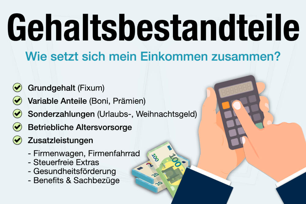Gehaltsbestandteile Definition Zusammensetzung Steuerfrei