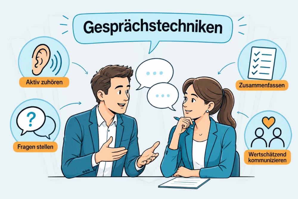 Gespraechstechniken 10 Beispiele Methoden Tipps Rhetorik