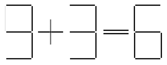 Streichholzrätsel Brainteaser Lösung