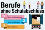 Berufe Ohne Schulabschluss Liste Ohne Ausbildung Gut Bezahlt