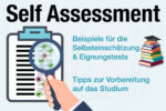 Self Assessment Selbsteinschaetzung Studium Uni Test Beispiele Vorbereitung