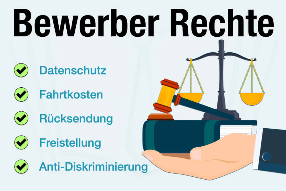 Bewerber Rechte Arbeitsrecht Bewerbung Tipps