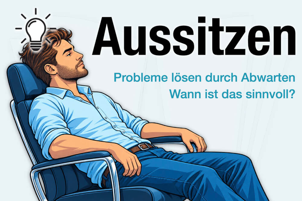 Aussitzen Bedeutung Strategie Sinnvoll Probleme Loesen Erledigen