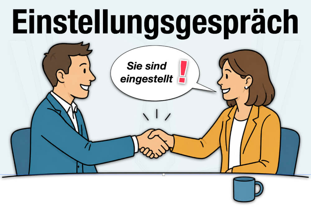 Einstellungsgespraech Tipps Was Beachten Arbeitsvertrag Jobzusage