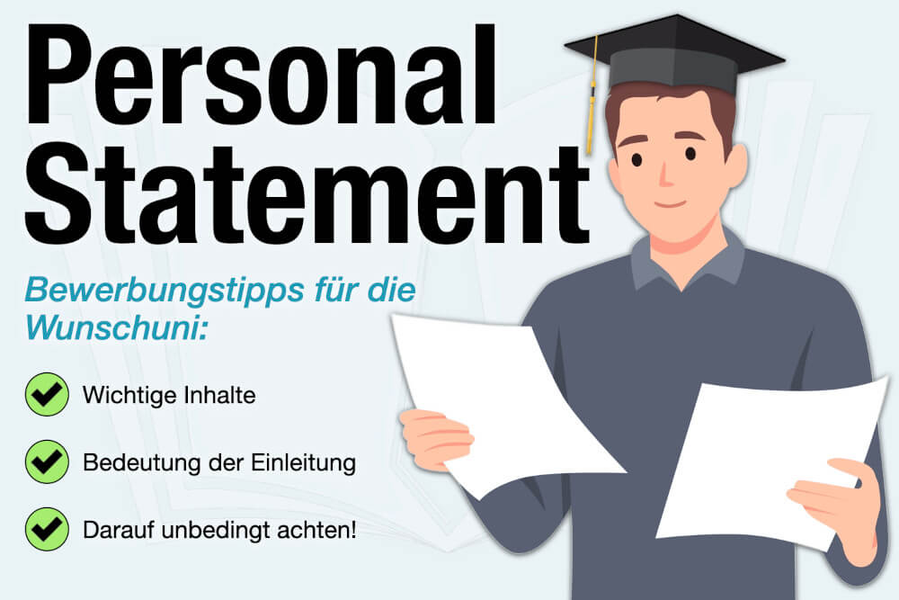 Personal Statement Bewerbung Studium Uni Aufbau Inhalt Muster