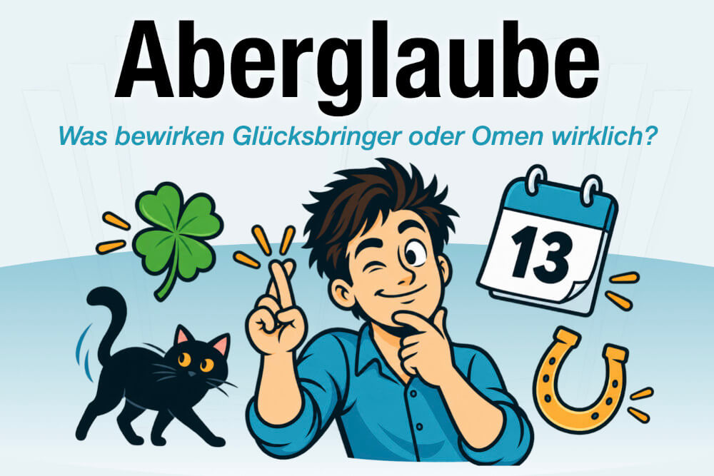 Aberglaube Definition Beispiele Psychologie Gluecksbringer Omen Symbole