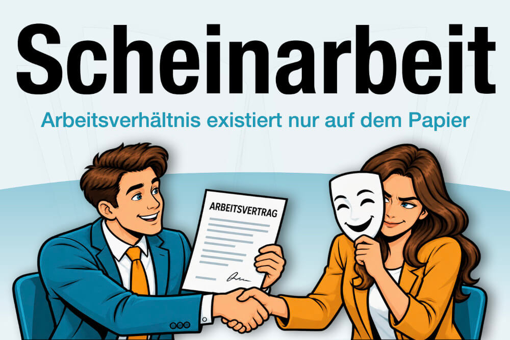 Scheinarbeit Definition Arbeitsrecht Beispiele Folgen Strafe