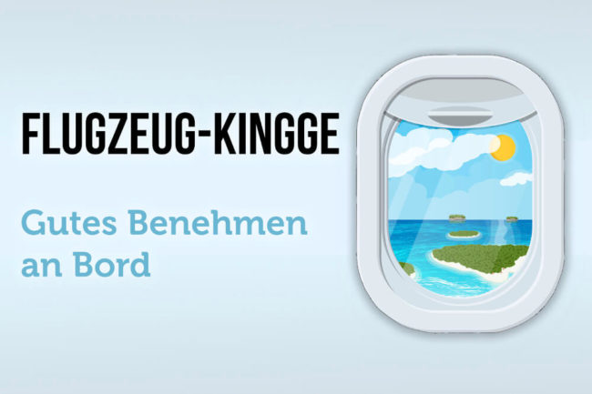 Flugzeug-Knigge