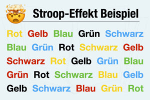 Stroop Effekt Definition Beispiel Psychologie