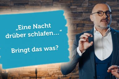 Eine Nacht drüber schlafen: Das passiert dabei