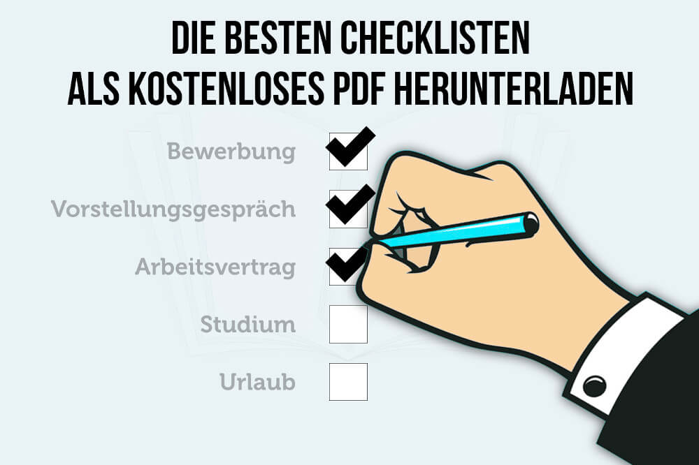 Checklisten PDF kostenlos Download Uebersicht Liste