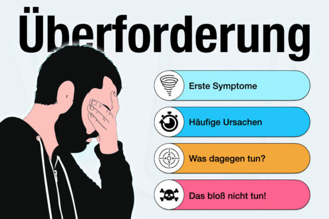 Überforderung: Symptome + 7 Tipps, die dagegen helfen