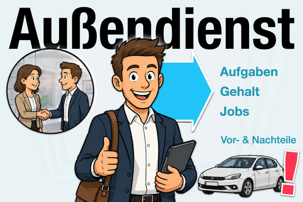 Aussendienst Definition Aufgaben Gehalt Jobs Vorteile Nachteile