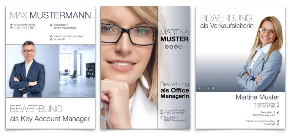 Bewerbungsfoto Beispiel Deckblatt 3