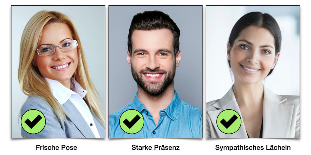 Bewerbungsfoto Beispiel Richtig Hochformat Lebenslauf