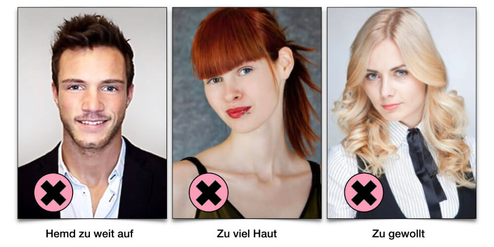 Bewerbungsfoto Beispiel Falsch 3