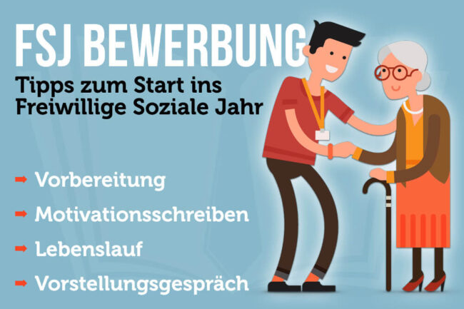 FSJ Bewerbung: Muster + Tipps für das Freiwillige Soziale Jahr