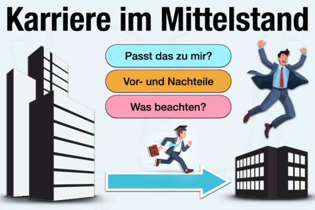 Karriere im Mittelstand: Gehalt, Vorteile + Tipps