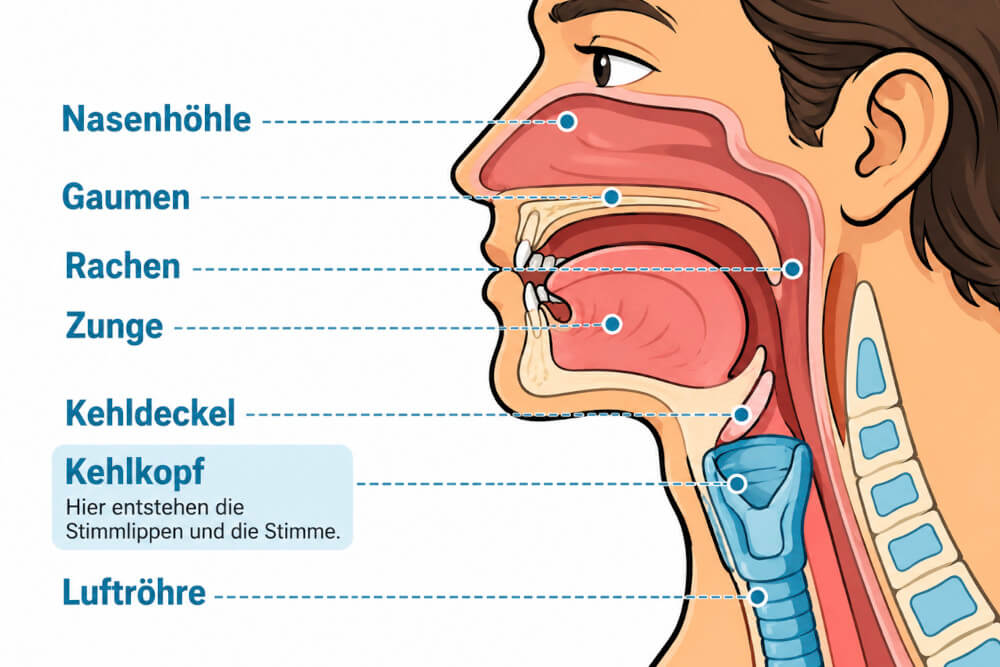 Stimme Trainieren Kopf Anatomie Wo Entsteht Stimme