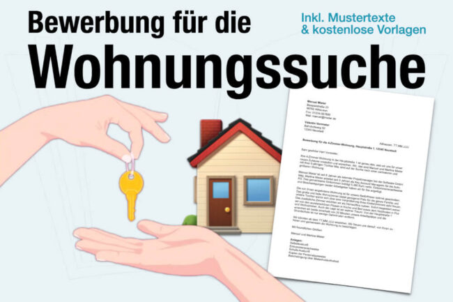 Bewerbung für die Wohnungssuche: Vorlagen, Inhalt, Tipps