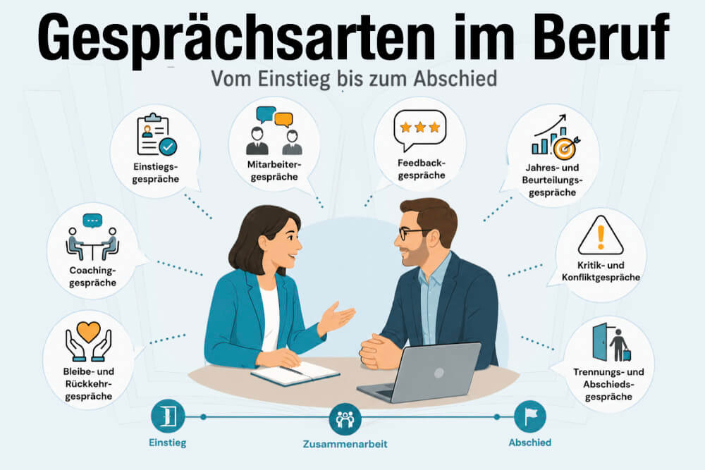 Gespraechsarten 16 Arten Beruf Ubersicht Tipps
