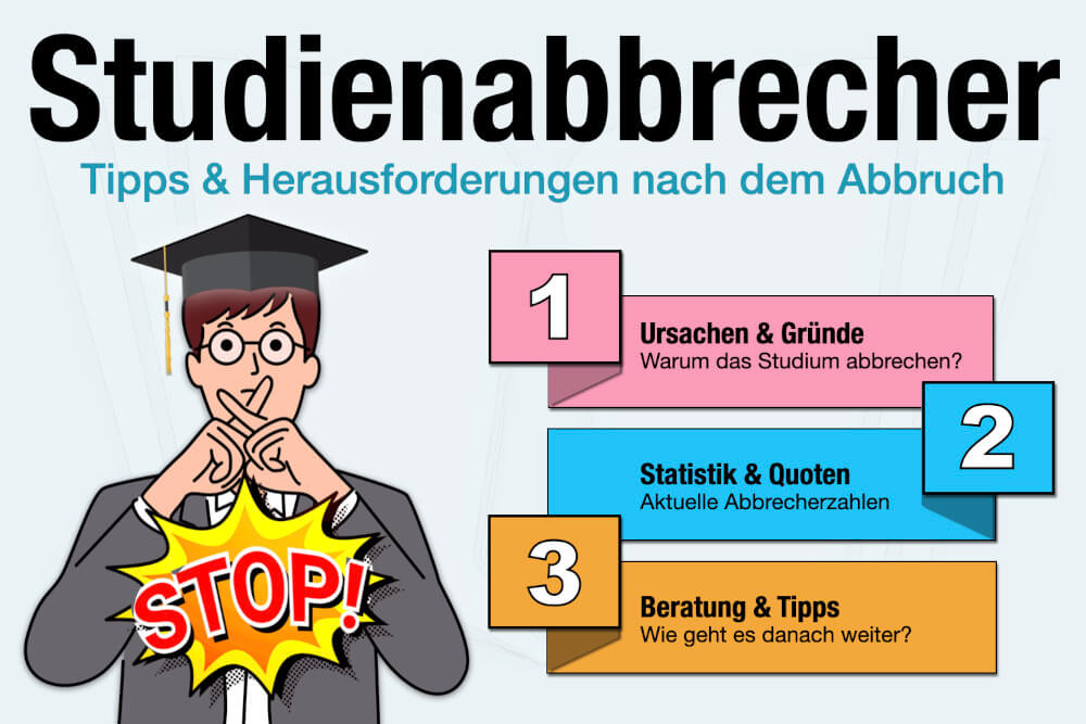Studienabbrecher Statistik Beratung Chancen Tipps