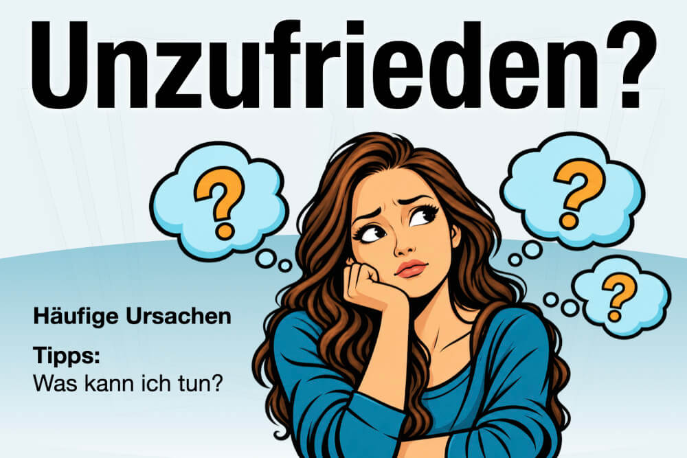 Unzufriedenheit Ursachen Chronisch Psychologie Beispiele Tipps