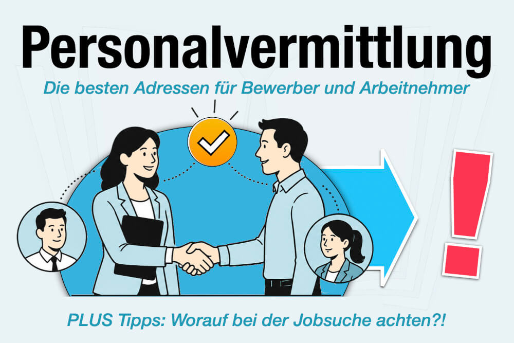 Personalvermittlung Liste Arbeitnehmer Bewerber Tipps Jobsuche
