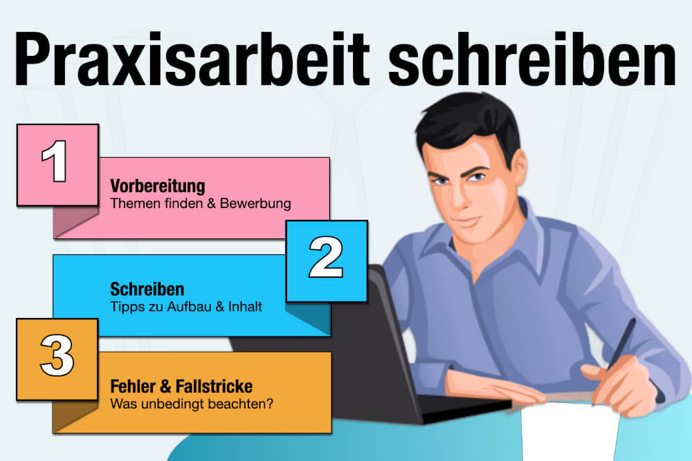 Praxisarbeit Schreiben Studium Aufbau Inhalt Thema Finden Tipps