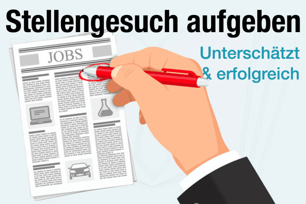 Stellengesuch Aufgeben Jobsuche Bewerbung Tipps
