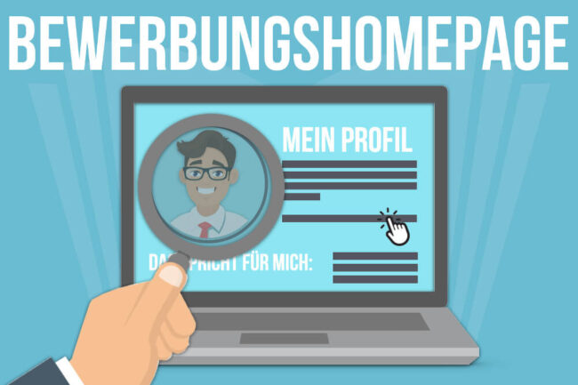 Bewerbungshomepage: In 6 Schritten online zum Job