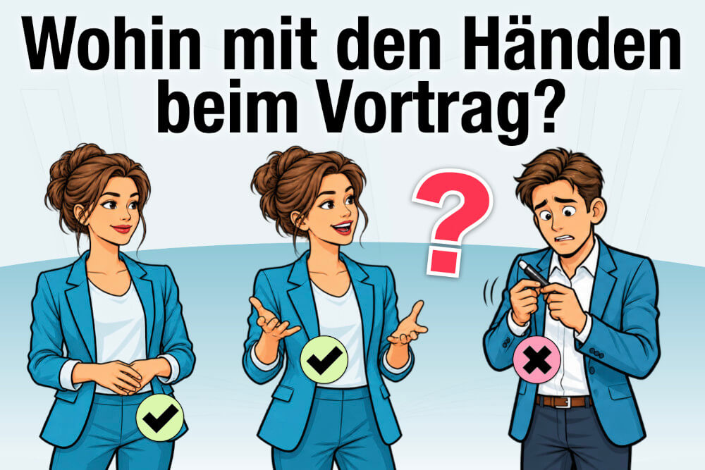 Wohin Mit Den Haenden Vortrag Rede Handpositionen Beispiele Tipps