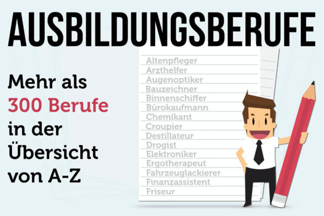 Ausbildungsberufe: 300 Ausbildungen & Berufe von A bis Z