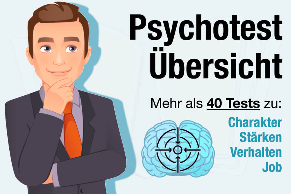 Psychotest Übersicht: 40 kostenlose Selbstanalysen