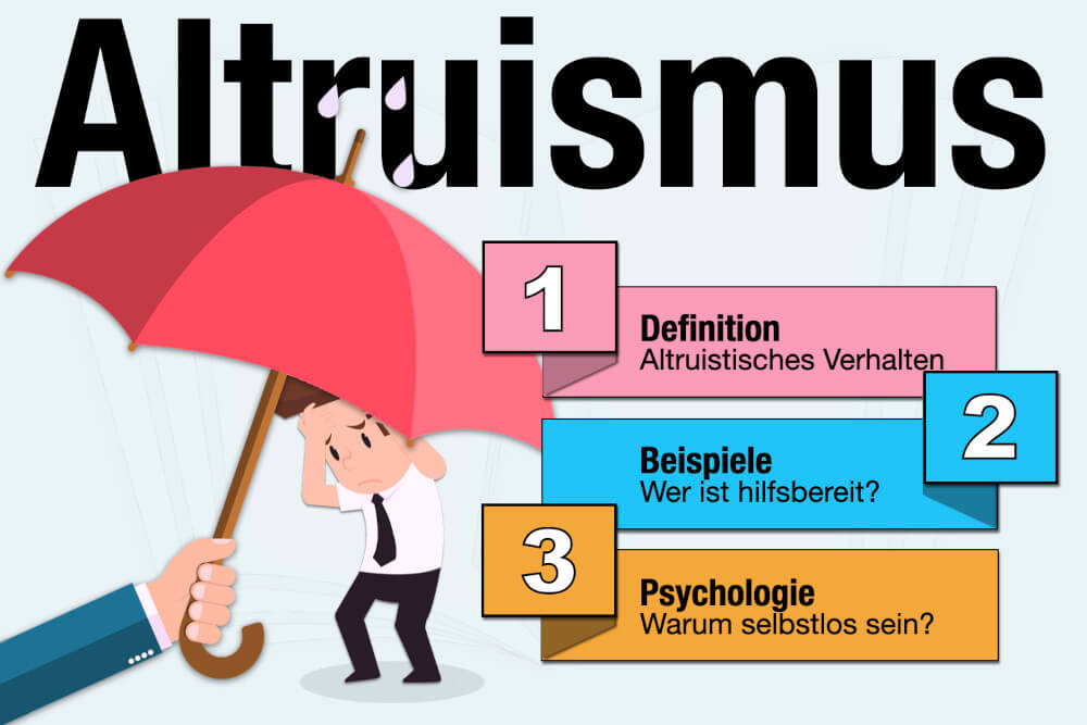 Altruismus Definition Psychologie Beispiele Biologie Egoismus