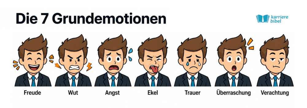 Mimik Gesichtsausdruck 7 Grundemotionen Psychologie
