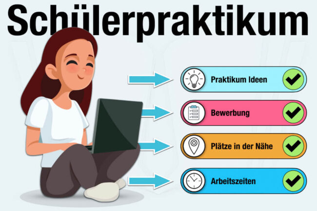 Schülerpraktikum: Bewerbung, Ideen, Arbeitszeit