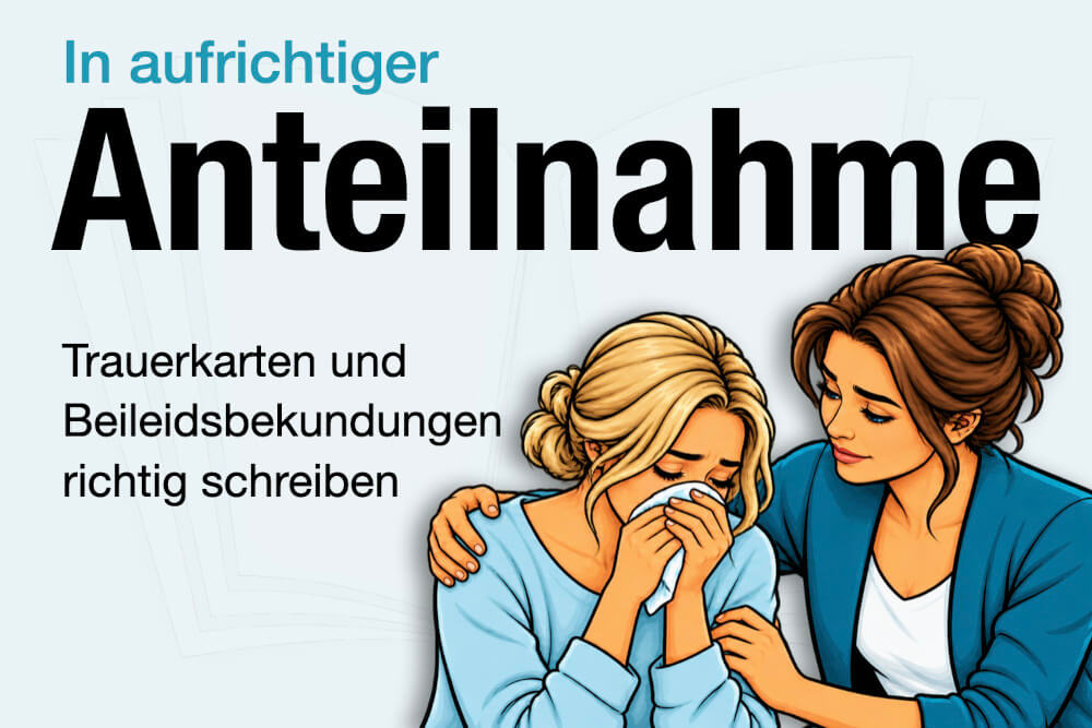 Anteilnahme Ausdruecken Trauersprueche Beileid Bekunden Karte Schreiben Troestende Worte