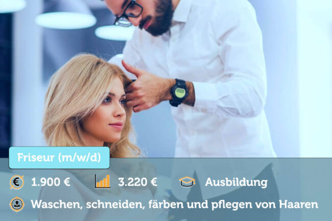 Beruf Friseur Ausbildung Gehalt Karriere Bewerbung