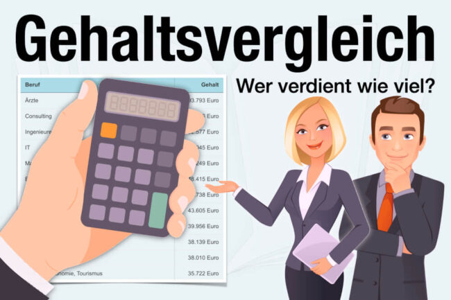 Gehaltsvergleich: Berufe Liste – wer verdient am meisten?