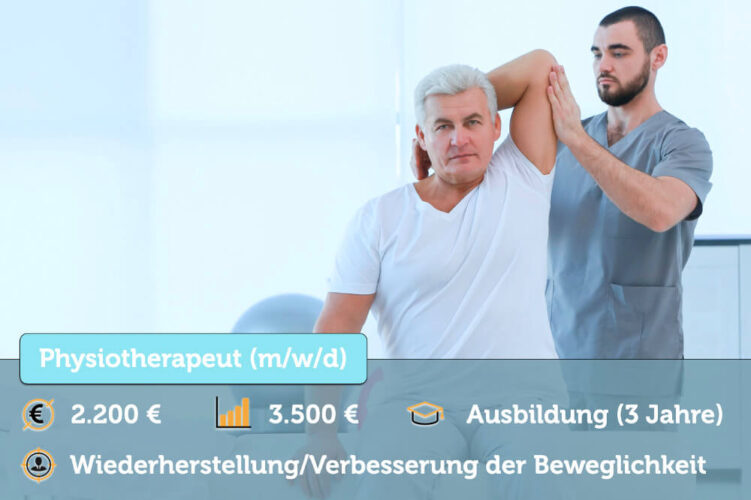 Physiotherapeut Aufgaben, Gehalt, Ausbildung + Bewerbung