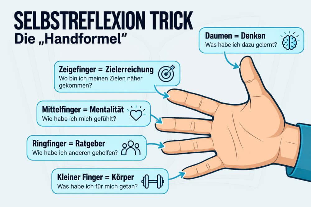 Handformel Selbstreflexion Trick Uebung Einfach Erklaert
