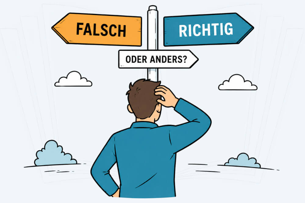 Richti Oder Falsch Oder Anders Perspektivwechsel Offenheit Toleranz